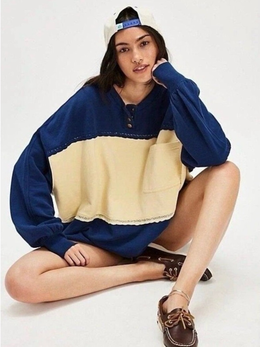 Free People Strawberry Pullover Sweatshirt